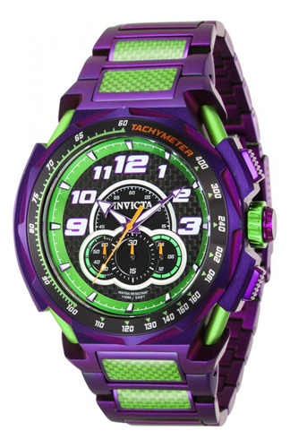 Reloj Invicta 43790 Verde, Púrpura Hombres