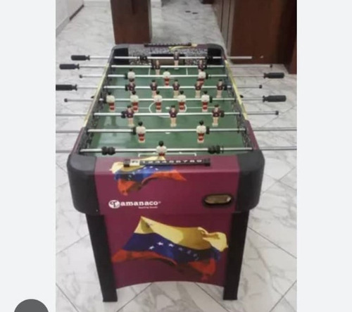 Mesa De Juego Futbolito Marca Tamanaco Altura 78 Cm (Usado)