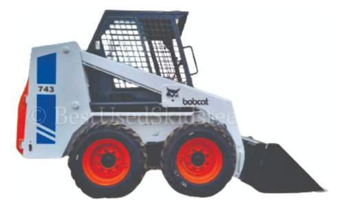 +juego De Calcos Adhesivo Bobcat 743