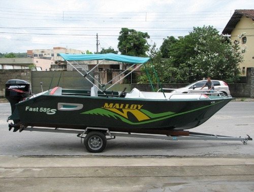 Lancha De Alumínio Malloy Modelo Fast 650