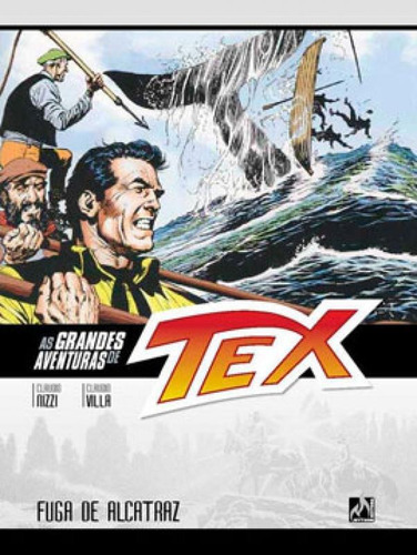 As Grandes Aventuras De Tex - Volume 7 - Vol. 7: Fuga De Alcatraz, De Nizzi, Claudio. Editora Mythos, Capa Mole Em Português