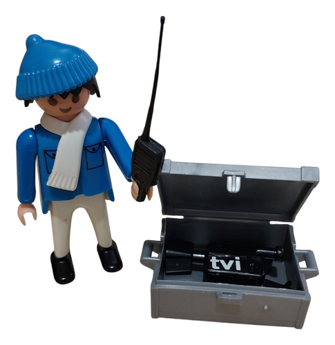 Playmobil Camarografo Con Accesorios Sin Caja Azul