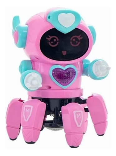 Robot Bailarín De Juguete Infantil Con Sonido, Luz Y Acción
