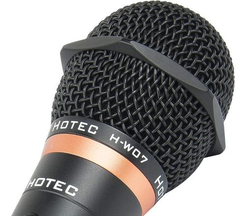 Microfono De Mano Dinamico Vocal Premium Hotec Con 19 Pie...