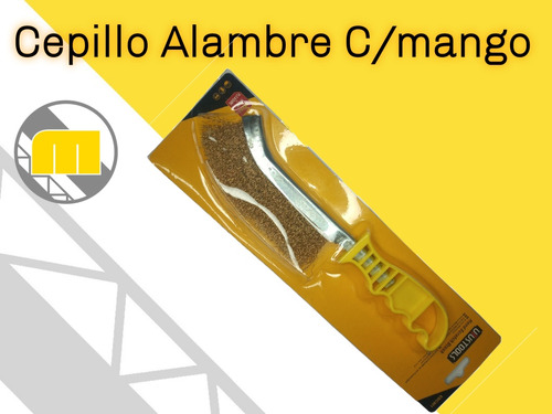 Cepillo De Alambre Con Mango Plastico