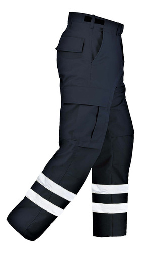 Pantalon Paramedico Con Reflejante Antirasgaduras Repelente