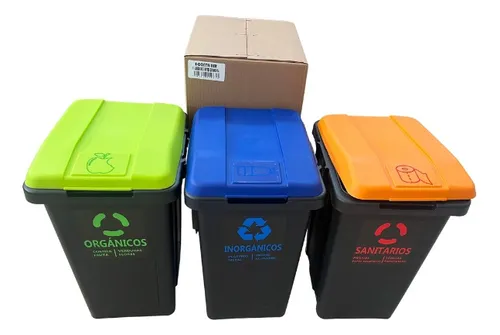 Los 3 botes de reciclaje hotsell