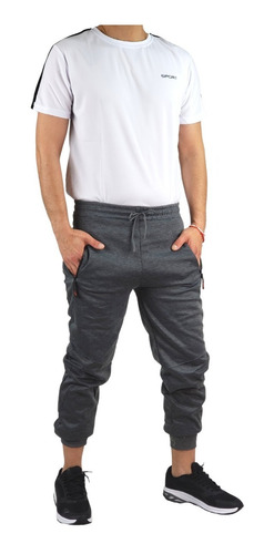 Pantalón Buzo Hombre Algodón. Jogger Fit Deportivo M A 3xl