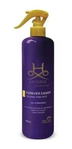 Imagem 1 de 2 de Colônia Hydra Groomers Forever Candy Petsociety 450ml