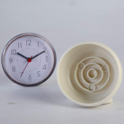 . Reloj De Pared For Baño, Impermeable, Con Ventosa,