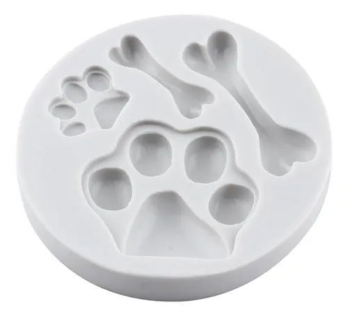 Lingzhi Gato Moldes Para Perros Cat Paw Path Silicona Molde