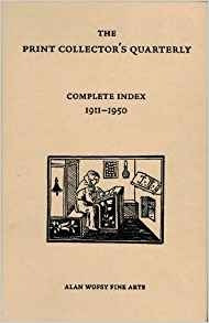 The Print Collectors Quarterly Complete Index 19111950