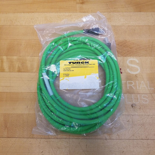 Turck Rj45s Rj45s 421-5m Ethernet Cordset, Dual Rj45 Ccw