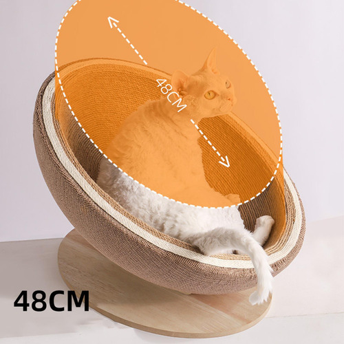 Gat Scratcher Placa Gatinho Dormindo Mobiliário De Luxo