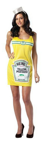 Vestido Tanque Mostaza Heinz Para Mujer Rasta Imposta