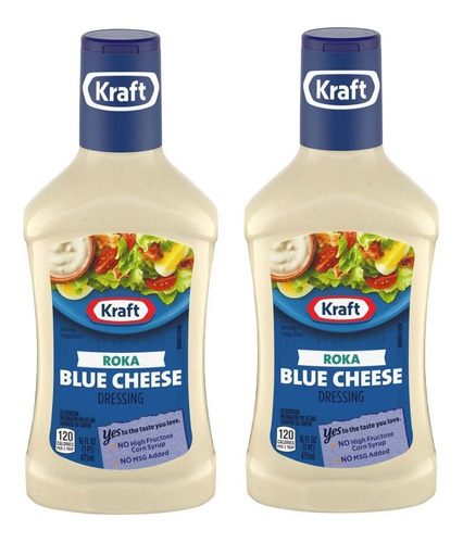 Aderezo Kraft Blue Cheese Importado 2 Pack Ensaladas Alitas