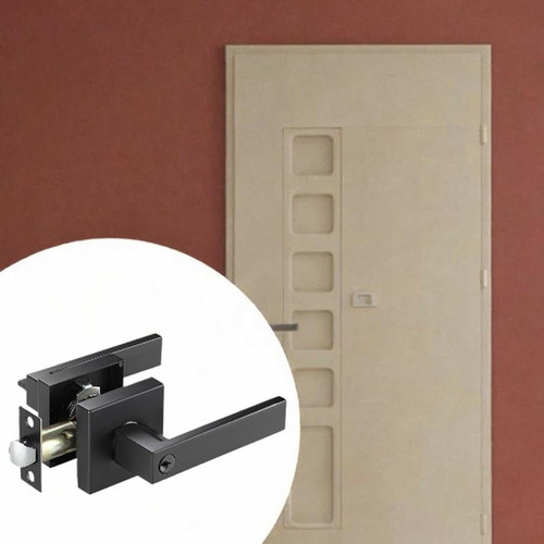 Pastón De La Puerta Interior Con Cerradura Y Palanca