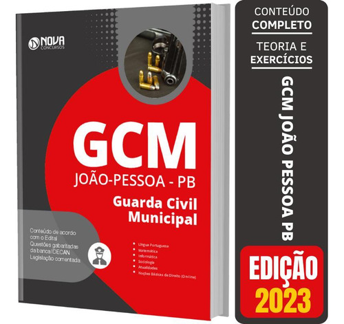 Apostila Gcm João Pessoa Pb 2023 - Guarda Civil Municipal