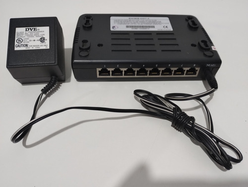 Switch Encore Enh908-nwy-a 8 Portas 10/100 Usado 12v +fonte (Usado)