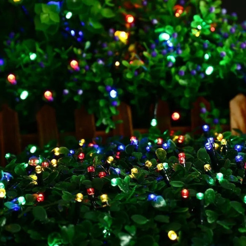 Luz De Navidad Serie Navideña De 100 Luces Led Multicolor