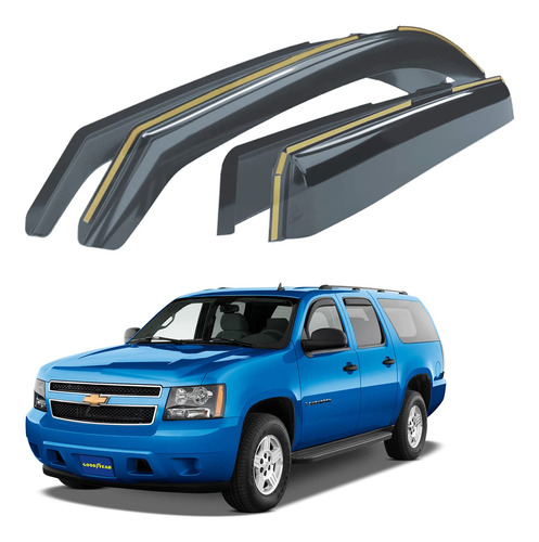 Deflector Ventana Inastillabl Para Chevrolet Chevy Suburban