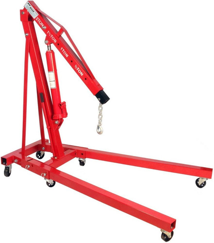 Imagen 2 de 8 de Gato Grua Para Motores Eleva Motor De 2 Tonelada