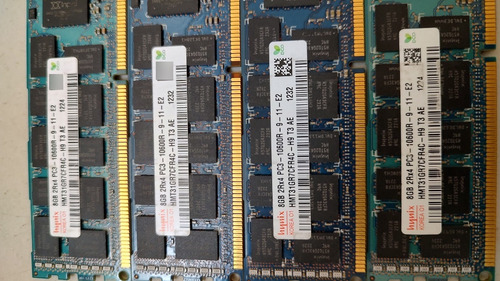 Memoria Ram 8gb 1 Hp 500205-071 Ddr3-10600r Para Servidor. (Usado)