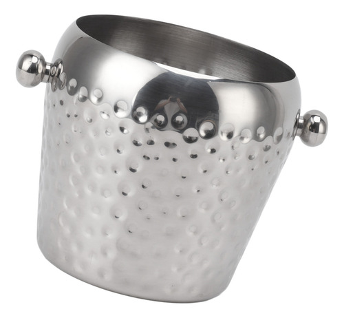 Minicubitera Plateada De Acero Inoxidable Con Aislamiento Fr