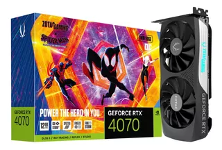 Tarjeta De Video Zotac Rtx 4070 Spider-verse 12gb Gddr6x