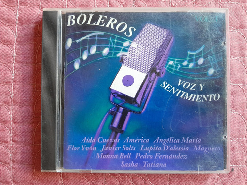 Cd Boleros Voz Y Sentimiento Vol 1