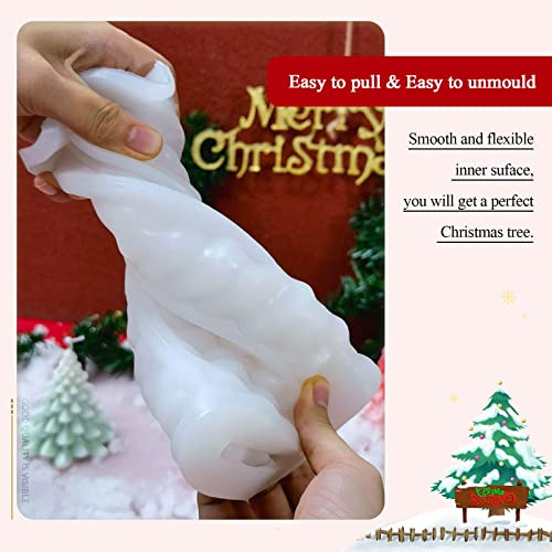 Yejahy Molde De Vela 3d Para Árbol De Navidad, Moldes De Res