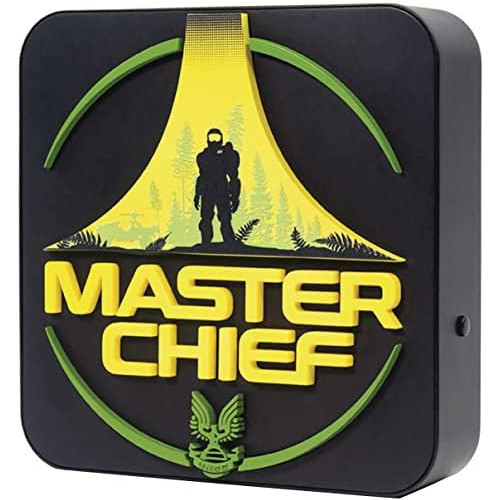 Lámpara De Mesa 3d Oficial De Halo Master Chief, Lámp...