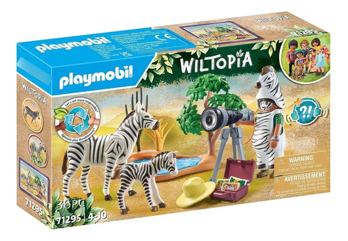  Set De Juego Playmobil Wiltopia Fotógrafo De Animales 