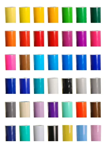 comprar Rollo De 5m X 61cm Vinil Rotulacion Autoadherible Brillante