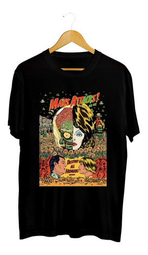 Playera Marcianos Al Ataque Horror Terror Diseño 07 Beloma