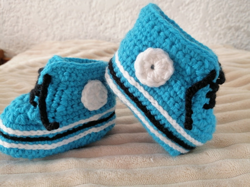 Championes Para Bebe Tejidos En Crochet