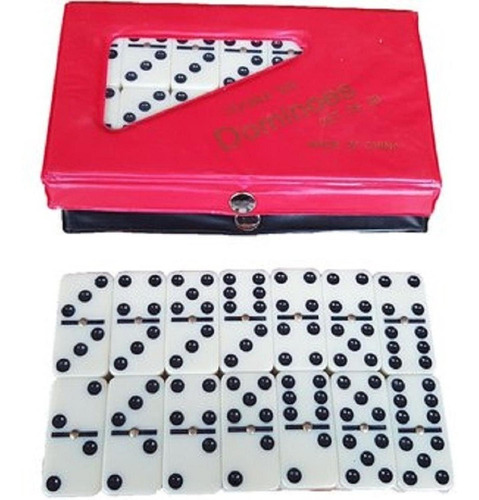 Domino, Juego De Mesa, Set 28 Piezas, Fichas Gruesas