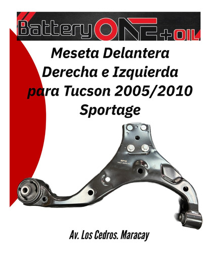 Meseta Delantera Derecha/ Izquierda Tucson / Sportage 05-10