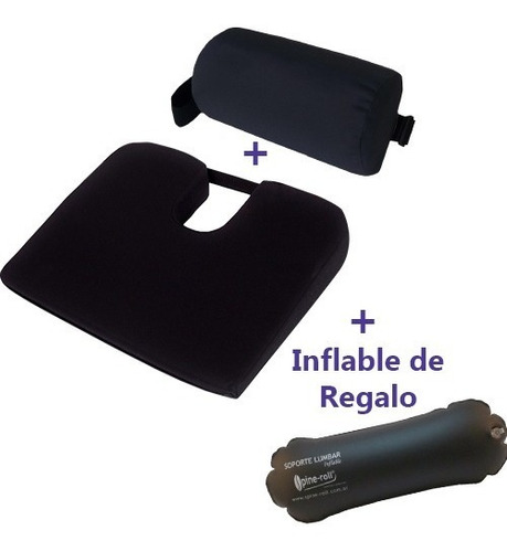 Kit Oficina Con Soporte Lumbar En D - Spine-roll