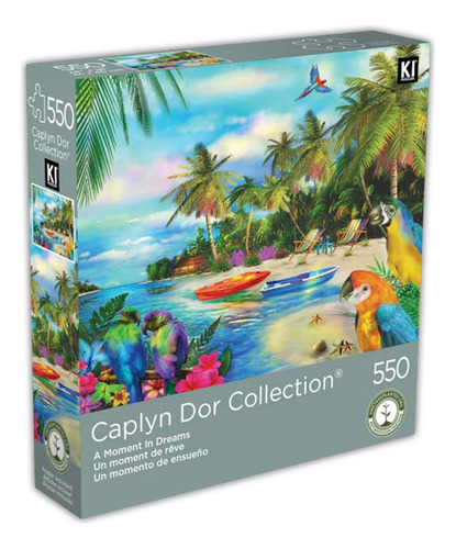 Rompecabezas Playa Tropical 550 Pz Ki Puzzles Caplyn Dor