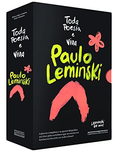Livro Box Leminski - Toda Poesia E Vida - Paulo Leminski [2014]