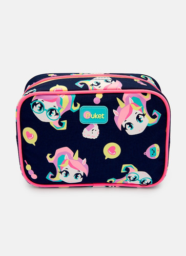 Necessaire Menina Unicórnio Kawaii - Puket