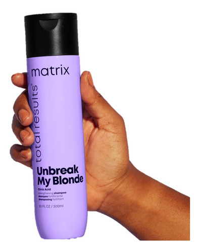Imagen 5 de 7 de Kit Shampoo + Acondicionador Unbreak My Blonde Matrix