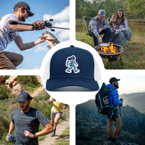 Gorra De Cuero De Malla Bigfoot Para Hombre: Excelente Ci...