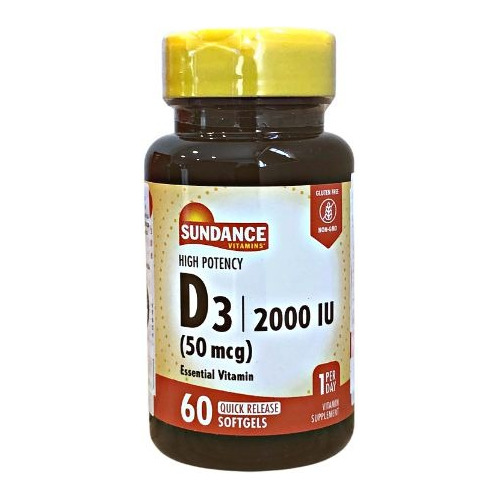 Vitamina D 3 50 Mcg Sundance 60 Capsulas