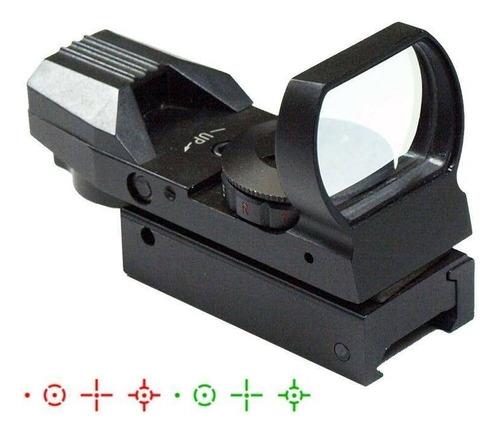 Mira Holográfica Airsoft Panorâmico Red Dot Dot C/ Nota Nova