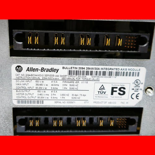 2094-bc04-m03-s Allen Bradley Kinetix 6000 Servo Axis Module (Usado)