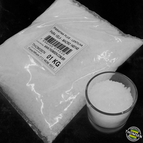 1 Kg - Parafina Plus 140 145 Lentilha P Velas