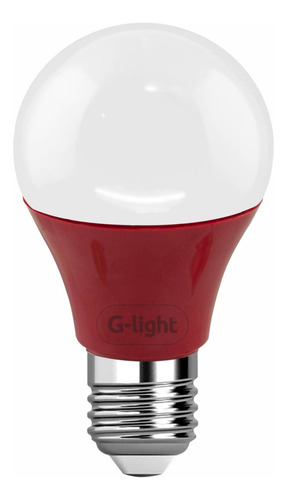 Lâmpada Led A60 5w Autovolt G-light Luz Decorativa Vermelha Cor da luz Vermelho
