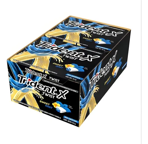 Chicles Trident X Splash Menta Y Vainilla Display X10 Uds | MercadoLibre